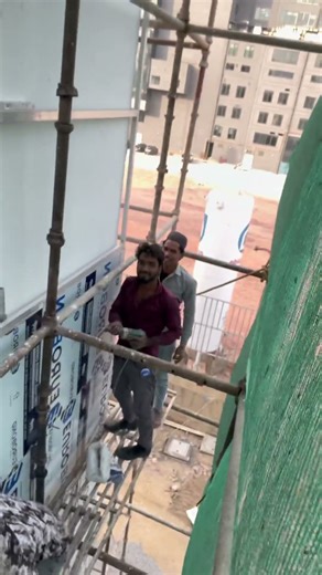 Acp sheet cladding 🦾🦾🦾#home #glazing #aluminiumfabrication #homedecor