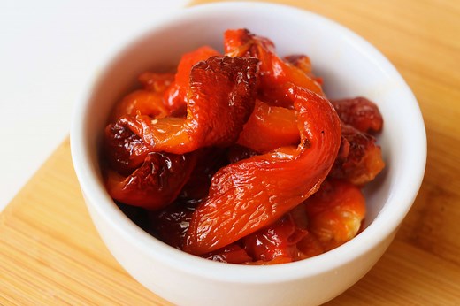 Simple Roasted Capsicums (Bell Peppers)