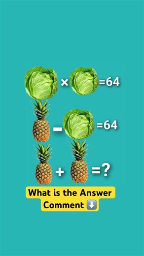 Answer ⬇️ #iqtest #mathriddles #puzzle #shorts #share #mathquiz