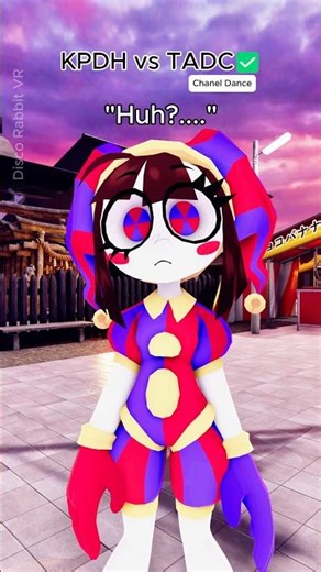 Kpop Demon Hunters vs TADC (Huntrix pulls up w Chanel Dance) #kpdh #theamazingdigitalcircus #vrchat