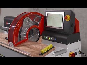 Techspeed TM 300R - easy to use, fully programmable taping machine with roller feed