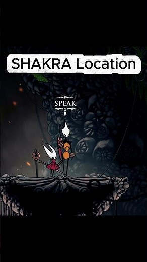 Where to Find Shakra if She Vanishes (Quick Guide) #shorts #hollowknight #silksong
