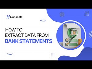 How to Extract Data from Bank Statements with Nanonets | Step-by-Step Guide
