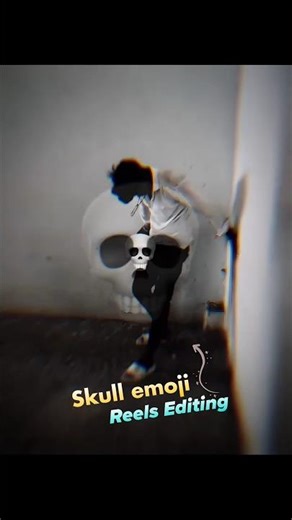 Skull Emoji Reels Editing | Instagram Viral Skull Face Reels Editing Template