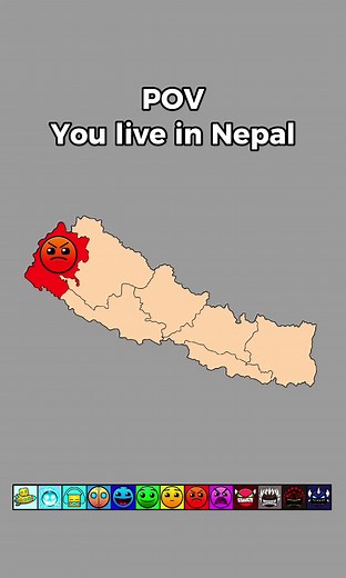 ‏POV: You live in Nepal 🇳🇵 #nepalitiktok #capcut #fyp #viral #mapping | Nepal