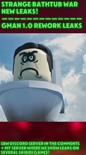 Gman 1.0 With Shield! + Gman 1.0 Rework! (Strange Bathtub War) | Roblox - Skibidi Toilet