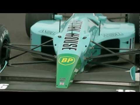 Adrian Newey drives two F1 cars he designed