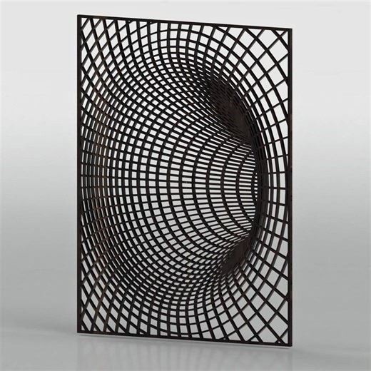 Optical Illusion Wormhole Wall Art Panel SVG, CNC / Laser Cut File (digital Download) - Etsy