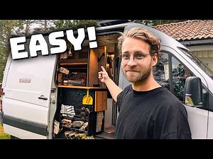 Indoor Shower In a Small Camper Van (Under $500!)