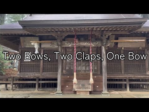 How to Pray at a Shinto Shrine | Hand Position Explained #ShintoShrine #ShrineEtiquette #Prayer