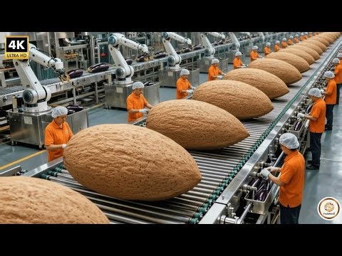 Inside High-Tech Almond Factory | How Almonds Are Farmed & Processed Step by Step