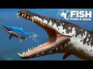 NEW KRONOSAUR EATS THE MOSASAUR!!! - Fish Feed Grow