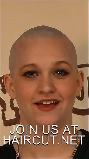 SHAVED TO PERFECTION CRYSTAL'S HEADSHAVE DVD 110 HAIRCUT.NET NOW SHOWING