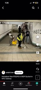 Man SHITS in the janitors mopping bucket while he’s turned away…