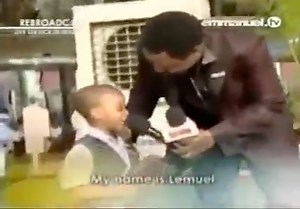 3.4M views · 175K reactions | TB Joshua - FUNNY Little Boy IMITATING PROPHET One of the classic funny moments of TB Joshua at SCOAN that I witnessed with my own eyes. Subscribe to Youtube https://youtube.com/@justinrees_greatergodtv Follow also on Instagram @justinreesgreatergodtv #TBJoshua | Justin Rees & Greater God TV | Facebook