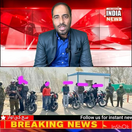 4.1K views · 90 shares | Ganderbal Police Ki Badi Karawayi: Action Against Stunt Bikers in Ganderbal; Police Seize 5 Modified Bikes, Book 9 Riders #GanderbalPolice #StuntBiking #TrafficAction #KashmirUpdates #RoadSafety #ZeroTolerance The Voice Of India | The Voice Of India | Facebook