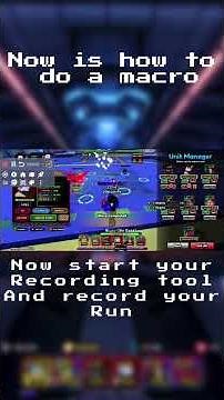 MOBILE MACRO TUTORIAL FOR ANIME PARADOX OR OTHER TOWER DEFENCE GAMES!!