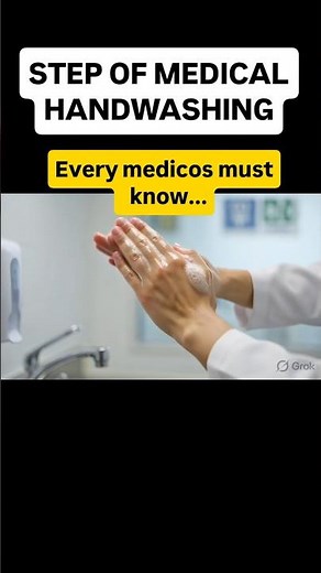 WHO Medical Hand Washing Steps | Infection Control for Healthcare Workers