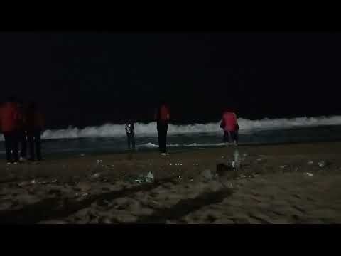 Puri see bech night view