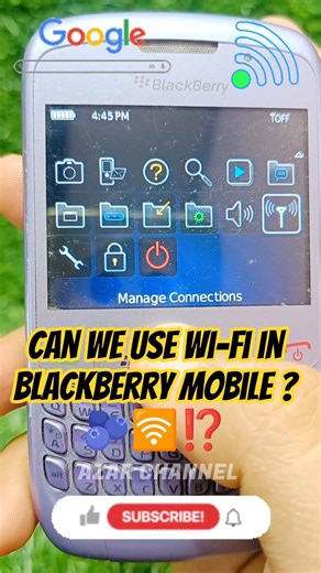 can we use Wi-Fi in blackberry mobile ? 🫐🛜⁉️ #azarchannel #wifi #blackberry