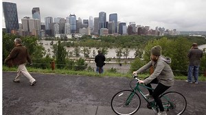 Downtown Calgary fully open