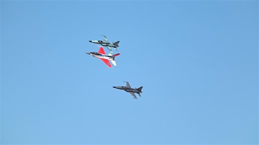 F-16 Viper Demonstration Team takes on the Heritage Flight Training Course 2025