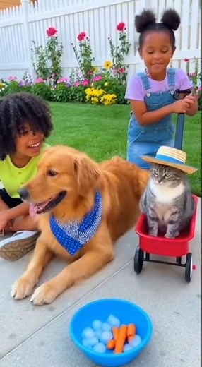 Funniest Dog & Cat Moments with Kids 😹🐶 | Cutest Animal & Children Compilation #cat #funny #cute