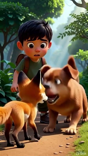 Adventure time! Little boy and his dog explore the jungle! 🌳🐶💖 #doghero #puppylove #kidsstory