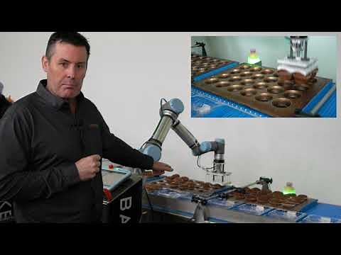 Robotic Muffin Depanning with Apex Motion Control Baker-Bot