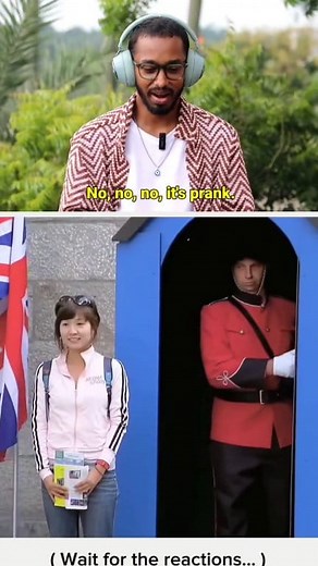 Royal Guard Prank! 😂🎖️ .........👁️.................. Thanks for watching #MrIlluma #FunnyPrank #ViralMoment royal guard photo twist, sudden shorts reveal, hilarious prank scene | Mahndi Hassan