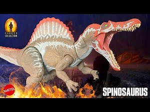 New Mattel Hammond Collection Spinosaurus Unboxing and Review! | Jurassic Park 3