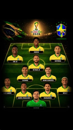 Brazil football team 2026 world cup
