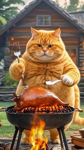 太ったオレンジ猫の可愛さを楽しもう！