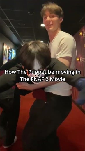 Why was it flying though?? #fnafmovie #thepuppet #marionette #fnafcosplay #funny