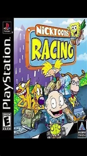 Ps1 Game: Nicktoons Racing 🏎️ #nicktoons #playstation #retrogaming #nostalgia #ps1games