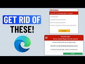 How to Remove Fake McAfee Virus Popup Notifications in Microsoft Edge