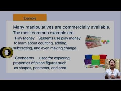 LESSON 13 : USE OF MANIPULATIVE