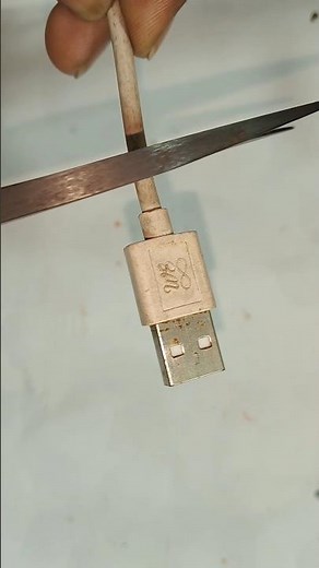 💡 I Made an LED Light Using a Data Cable! 😱 | DIY USB LED Light | #shorts