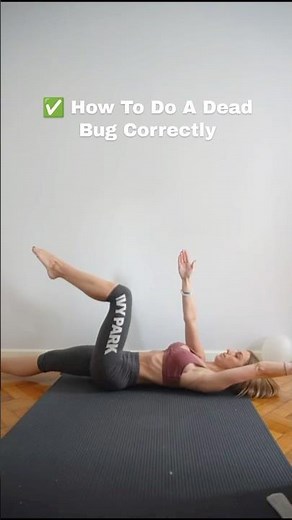 how to do a dead bug correctly