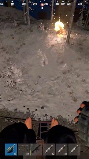 He chased us across the map! #rust #fps #fpsgames #rustgame #rustconsole #gaming #clips #twitch