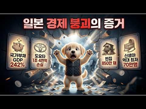 일본 국가부채 GDP 242%, 도요타 1조 손실, 빈집 850만 채 — 전문가들이 숨긴 진짜 이야기
