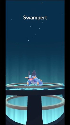 Mudkip Evolution Incoming! Evolve to 96% IV Swampert 💪 Pokemon GO #Shorts