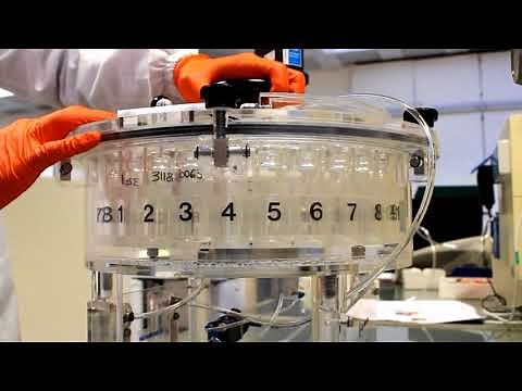 Revolving table - Sample preparation for DGA analysis