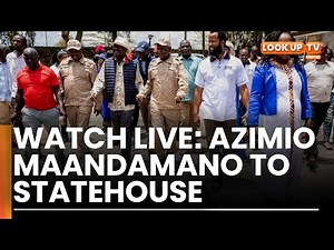 WATCH LIVE: AZIMIO LEADERS AND SUPPORTERS MARCH IN NAIROBI
