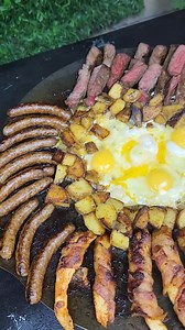 Massive Hungry Man Feast That’ll Make You Drool 🤤 #bbq #steak #bbqlovers | Taste This