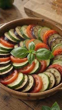 🍅🍆🥒Ratatouille en 1 Minute | Recette Facile en Français #easyfrench