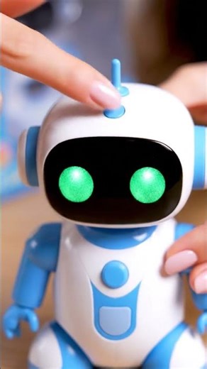 Tiny Robot Comfort ASMR 🤖 Soft Clicks from a Friendly Machine