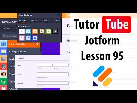 Jotform - Lesson 95 - Calculator Widgets
