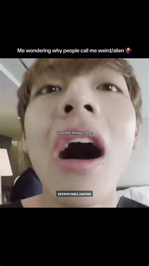 Me wondering why people call me weird/alien || BTS MEME