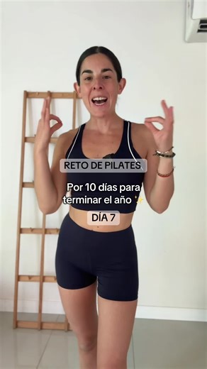 RETO DE PILATES por 10 días para terminar el año juntas ✨🤍 DÍA 7 #pilates #pilatesworkout #pilateslovers #pilate #pilatesmat
